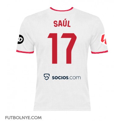 Camiseta Sevilla Saul Niguez #17 Primera Equipación 2024-25 manga corta Camiseta Sevilla Saul Niguez #17 Primera Equipación 2024-25 manga corta